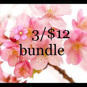 🌸 3/$12 TOPS & SELECT ITEMS